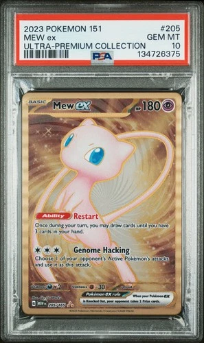 2023 POKEMON 151 ULTRA-PREMIUM COLLECTION #205 MEW EX PSA 10