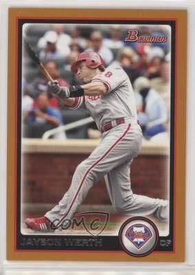 2010 Bowman Orange 36/250 Jayson Werth #53 sh7