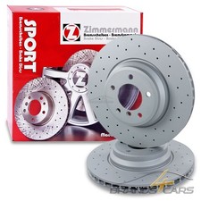 ZIMMERMANN 2x SPORT-BREMSSCHEIBE Ø348 VORNE FÜR BMW 3-ER E90 E91 E92 E93 X1 E84