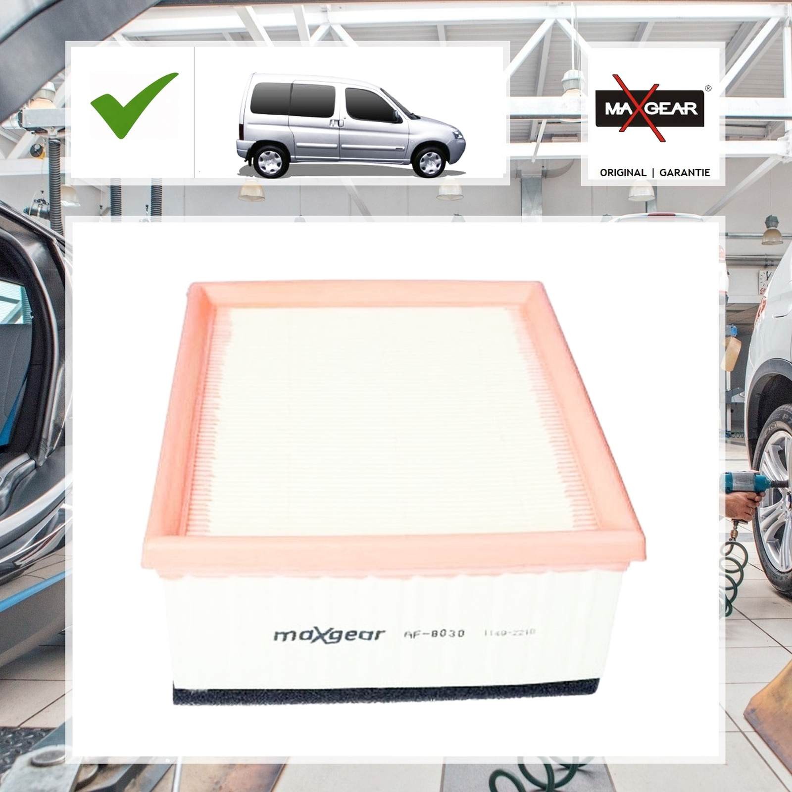 Maxgear Luftfilter Citroën BERLINGO / BERLINGO FIRST Kasten (M_)