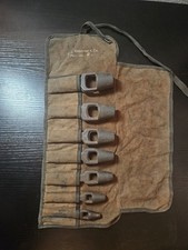 Vintage C.S. Osborne  Co. Hollow Punch Set Leather Gasket Tool USA Harrison NJ