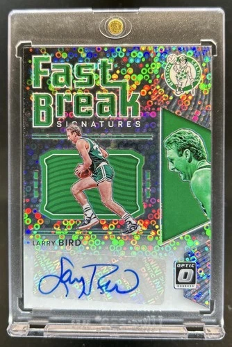 2021-22 Panini Donruss Optic Larry Bird Fast Break Signatures Auto #FB-LBD
