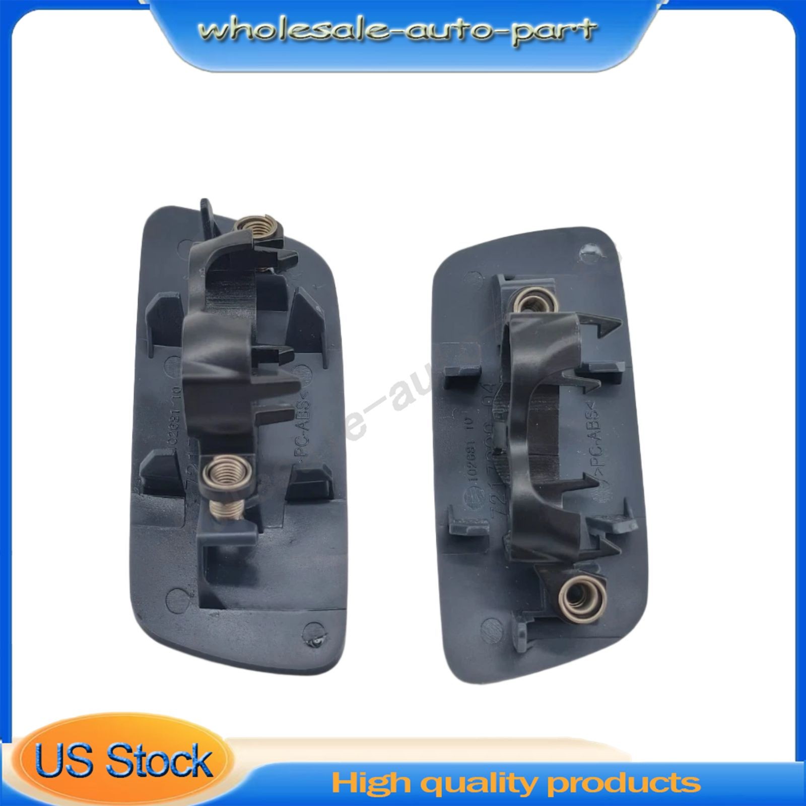 2PCS Front Headlight Washer Cover For 10-18 Rolls-Royce Ghost 61677244959/960