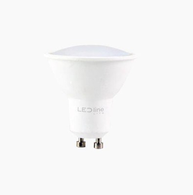 5x GU10 LED Leuchtmittel 7W 3000K 230V 581lm, warmweiß, LED line LITE