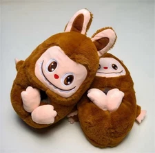 Labubu Slippers - ONE SIZE FITS ALL & BRAND NEW. Vacuum Sealed.