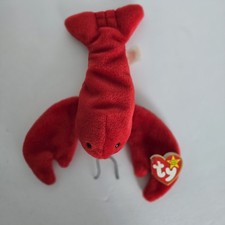 TY Beanie Babies Rare Red Pinchers Lobster PVC Style 4026