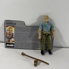 GI Joe Chuckles 1987 Action Figure Lot ARAH Hasbro 80s Toy Filecard