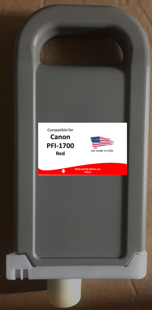 Compatible Cartridge Canon PFI-1700Red  ipf PRO-2000, 4000, 6000, 4000s,6000s