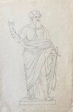 “San Paolo”￼disegno a matita D’epoca