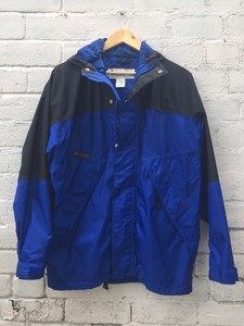 mens black columbia rain jacket
