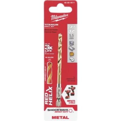 10)-Milwaukee 7/32 In. Titanium 4-3/32 In. Hex Shank Drill Bit | eBay