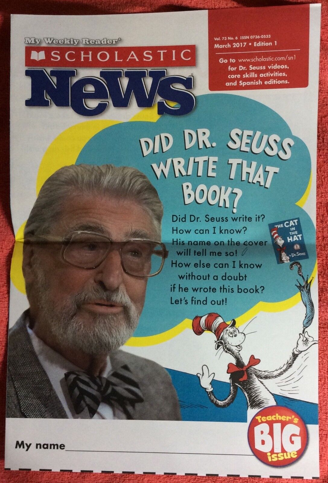 Scholastic News My Weekly Reader