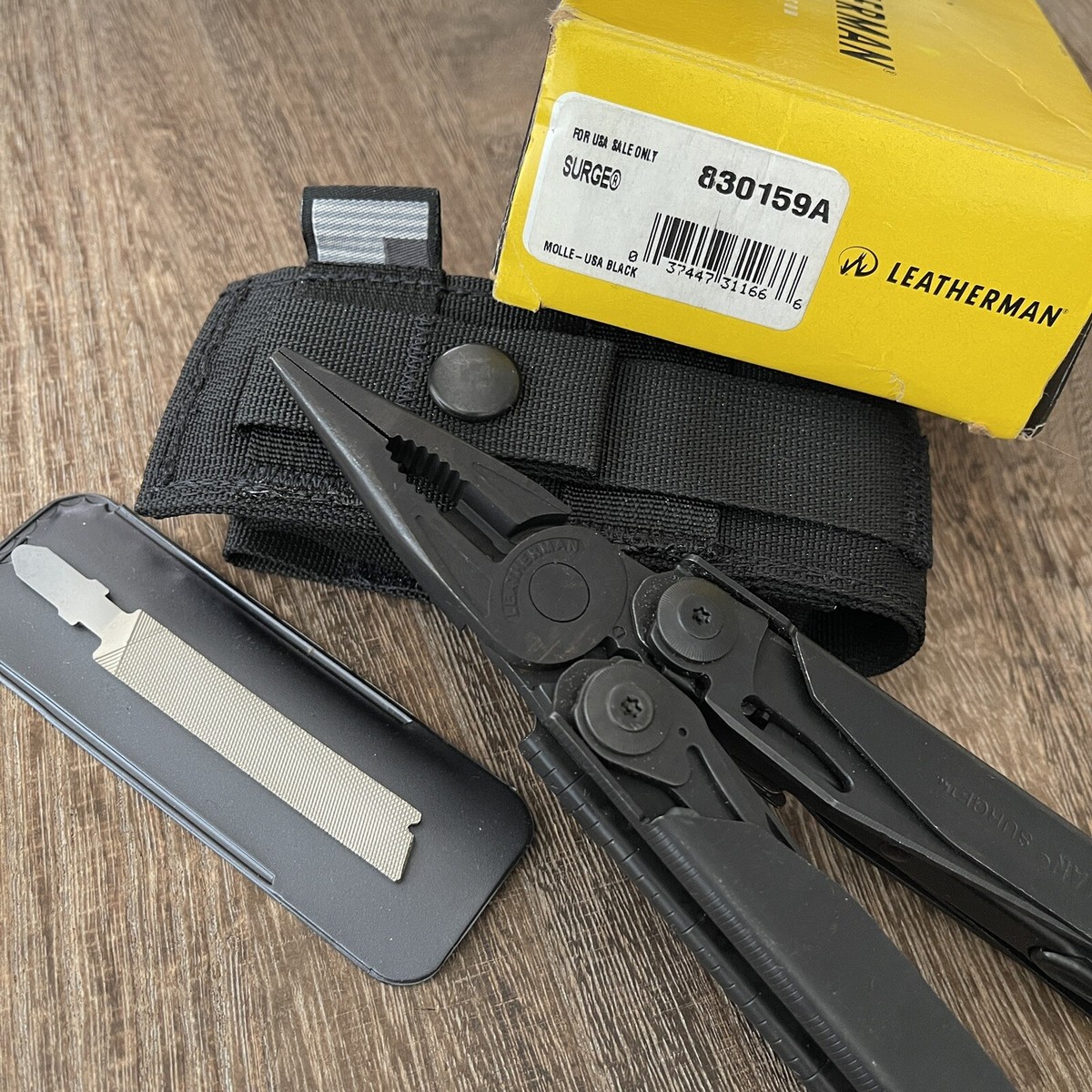 Leatherman Original Surge Black Multitool, USA Sheath Leatherman Original Surge Black Multitool, USA Sheath