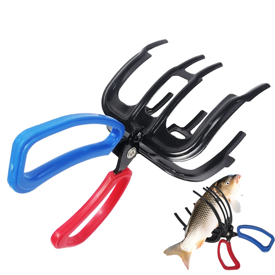 Big Fishing Gripper Fish Holder Grip Clamp Grabber Plier Tongs Fishing