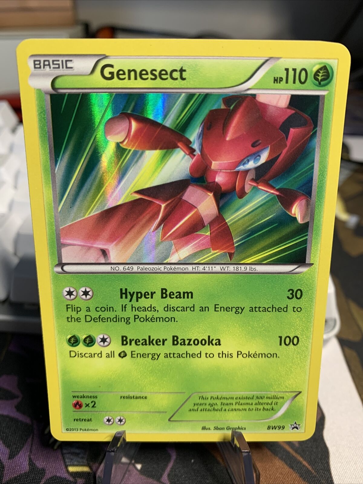 Check the actual price of your Genesect BW99 Pokemon card