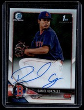 Daniel Gonzalez 2018 Bowman Chrome #CPA-DG Prospects Autographs Refractor #/499