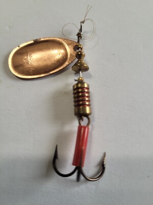 Mepp's Steelhead Salmon 1/3 oz #3 Aglia Bronze Spinner Bare Treble