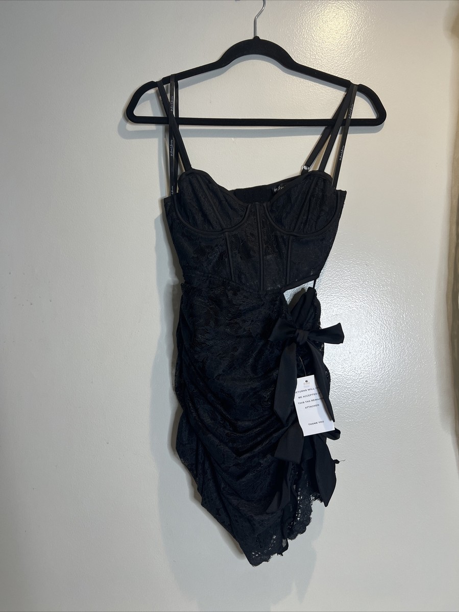 frilly black mini dress Ruffled Black Mini Dress – ANT