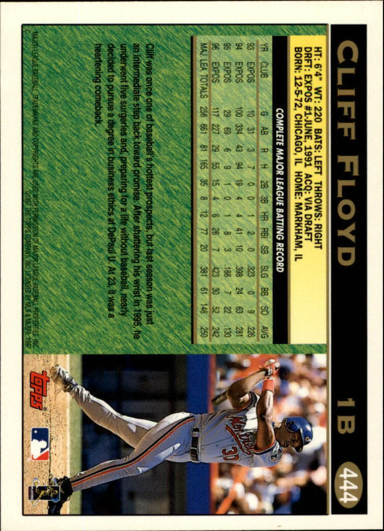 ベースボールカードtopsクリフフロイド ベースボールカードtopsクリフフロイド 2002 Topps Baseball