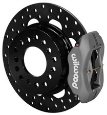 Wilwood Drag Disc Brake Kitrearsmall Ford2.66gray Calipersdrilled Rotors
