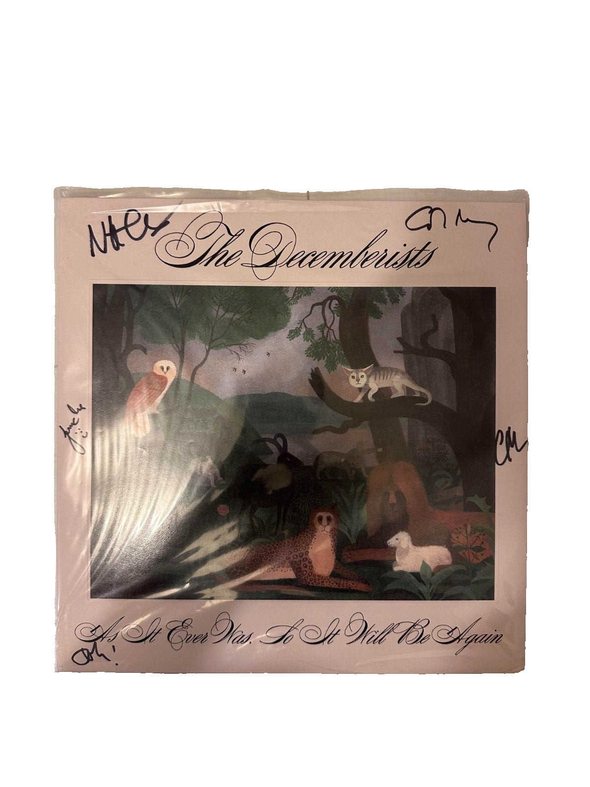 The Decemberists - As It Ever Was, So It Will Be Again Vinyl Signed - Red