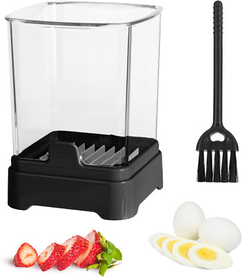 Fruit & Veggie Slicer Cup   Cutter for Banana, Egg, Grape   Portable & Safe