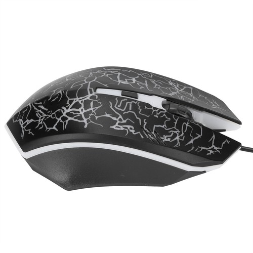 Wired Mouse Black USB Port Gaming Office Business Luminous Optical Computer Fit - Picture 18 of 22