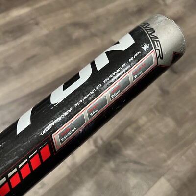 Batte De Softball Easton SP13HM Hammer - 34 Pouces 28 Oz - USSSA - Alu Noir