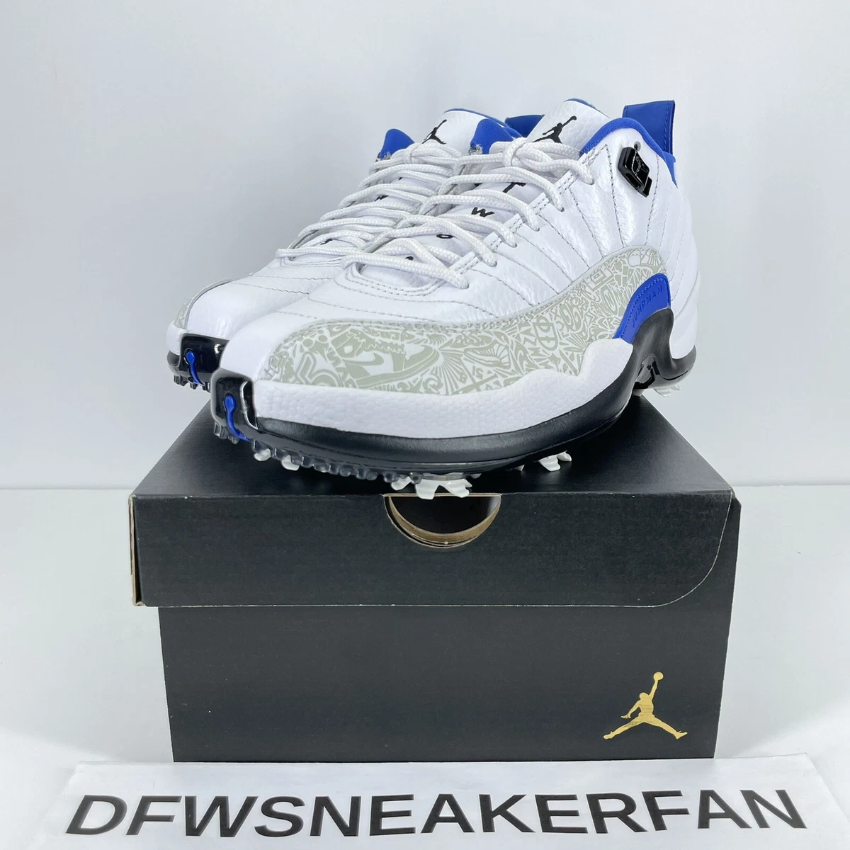 Nike Air Jordan 12 Golf Low Game Royal DM9015 105 Men's 10.5