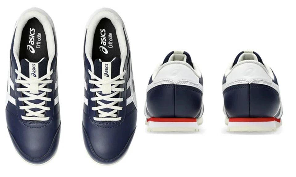 Tênis de golfe Asics Japan GEL-PRESHOT CLASSIC 4 Soft Spike 1113A054 azul marinho - Imagem 3 de 3