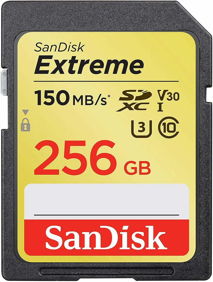 SanDisk 256GB Extreme SD SDXC Card 150MB/s Class 10 UHS-1 U3 4K Memory SDSDXV5 - Image 2 of 2