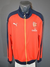 Arsenal Trainingsanzug 2015/2016 Fußball Herren Offiziell Jacke Full Zip Gr. XL