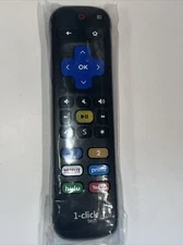 1-Click Tech Replacement Remote Control (RT-U07H) for Roku TV, Express, Ultra