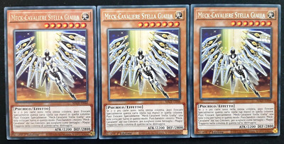 Spielset 3X: MEK-RITTER GELBER STERN Selten auf Italienisch MAZE-IT044YUGIOH