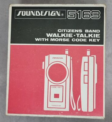Walkie Talkie Soundesign 5163 Japan Vintage