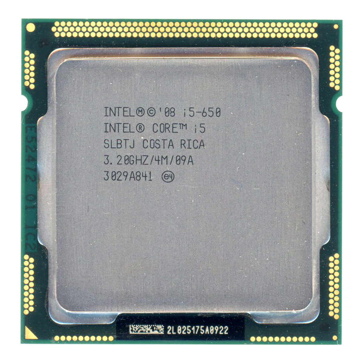 Intel Core i5-650 650 - 3.2GHz Dual-Core (BX80616I5650) Processor