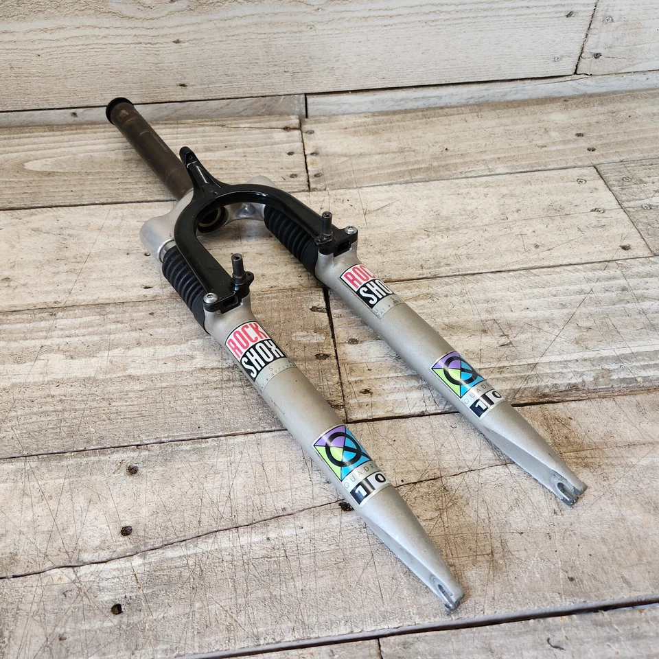 1990s Rock Shox Quadra 10 Fork Rockshox 1 1/8 Threadless 6.5"" Steerer 26" Wheel - Image 2 of 4