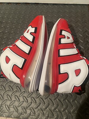 NEW Nike Air More Uptempo 720 Max University Red Men's Size 11