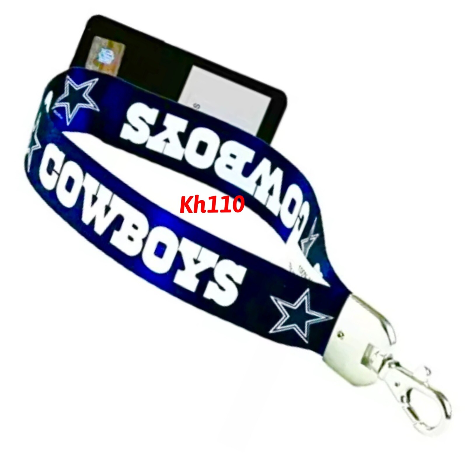 Lot De 2 Porte-clés Lanières Réfléchissantes Dallas Cowboys - Breakaway - Neufs Sous Licence
