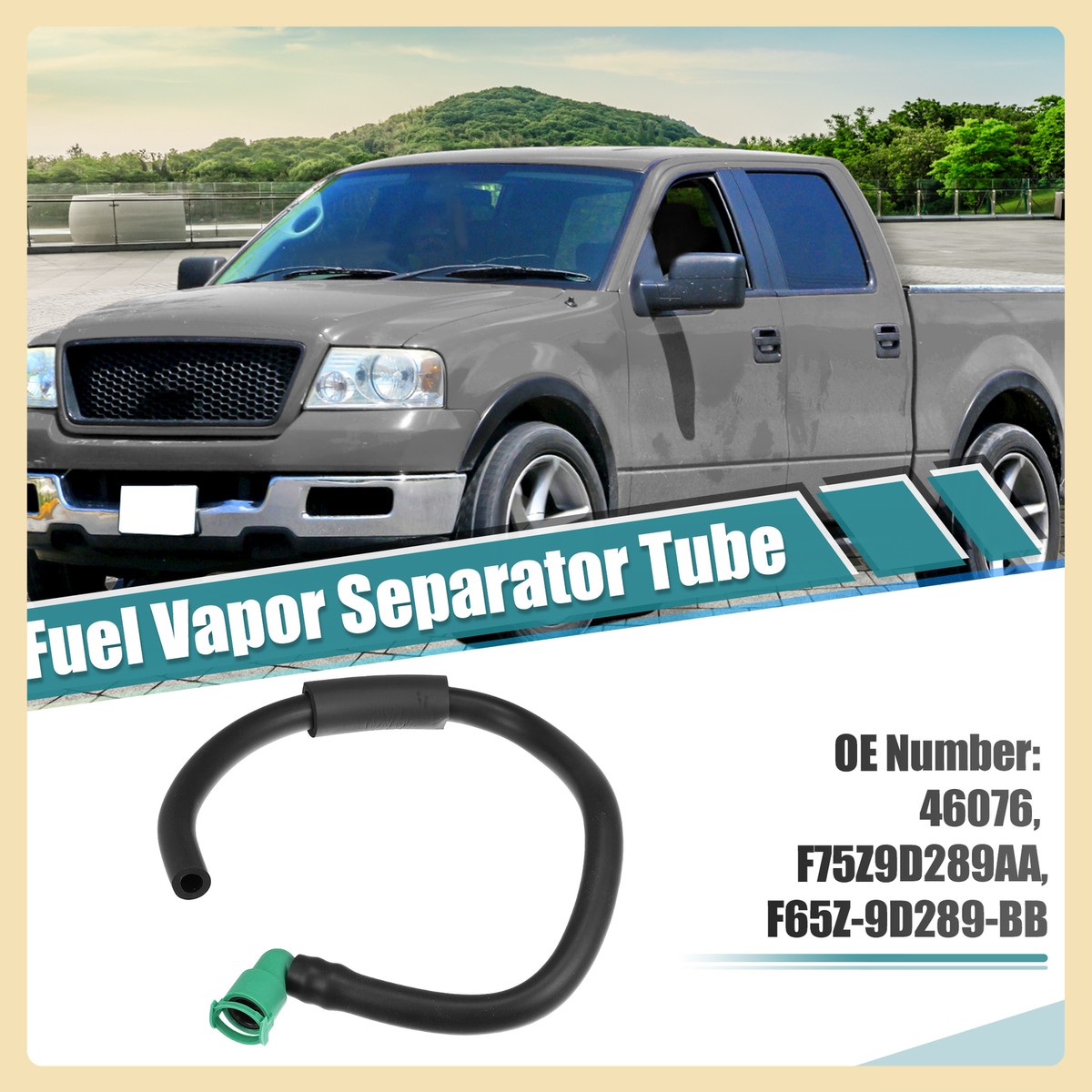 Fuel Vapor Separator Tube Hose Assembly F75Z-9D289-AA for Ford