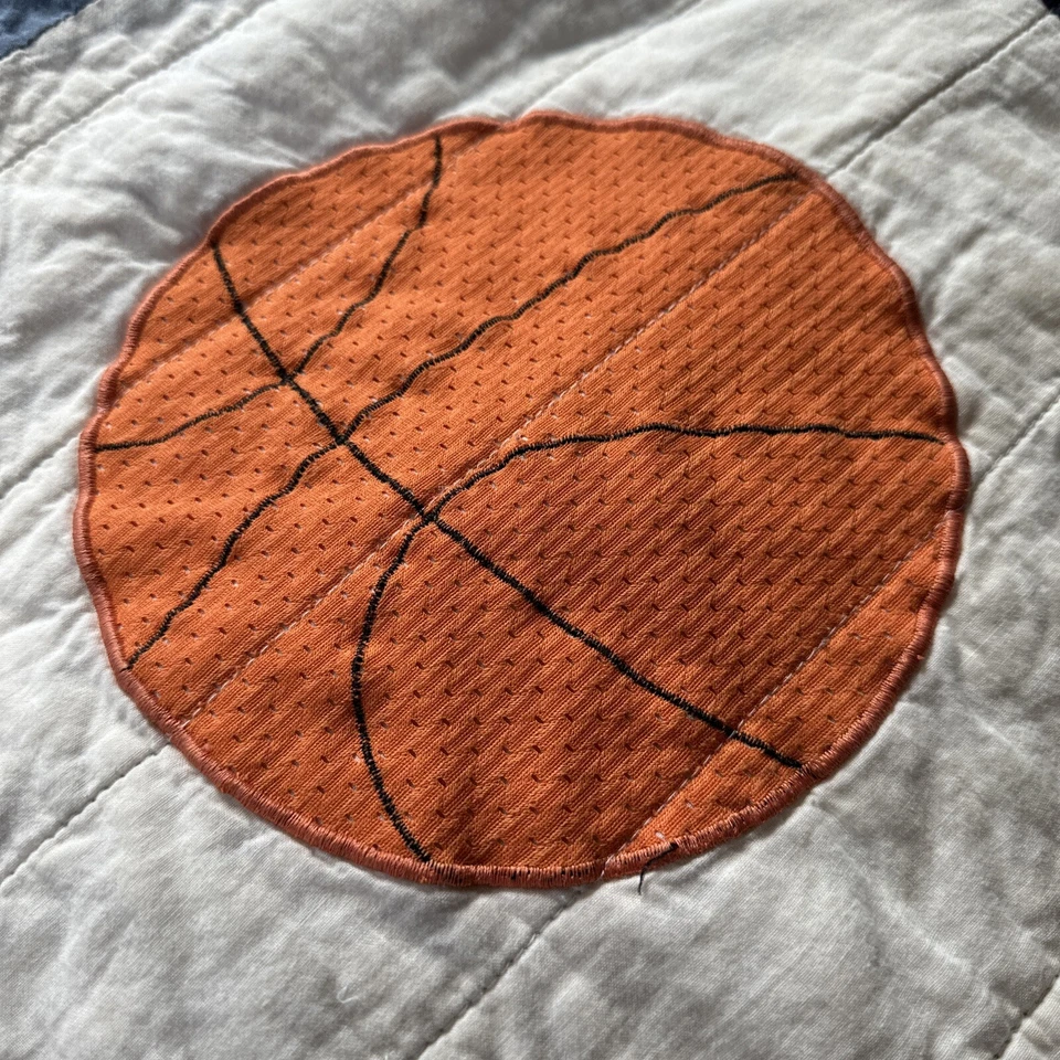 Edredón doble para niños de algodón con frijoles para saltar deportes fútbol baloncesto fútbol Foto 3 de 4