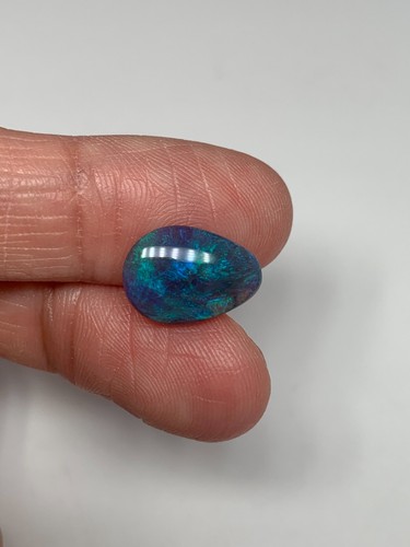 Quality Teardrop. Lightning Ridge Black Crystal Opal. 2.52 Ct - Picture 3 of 10