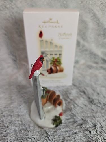 Hallmark Keepsake Nature's Sketchbook Winter's Wonders Cardinal In Box Ornament - Picture 5 of 9