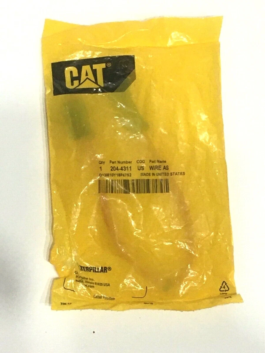Cat Part #204-4311 Wire Assembly D13M10Y18P4752 | eBay