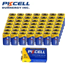 500Pcs 9 V Block Batteries PP3 6F22 1604AC CLR Zinc-Carbon Battery Wholesale