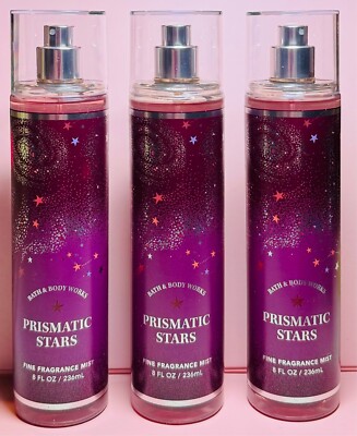 NEW PRISMATIC STARS - 3X BODY MIST - Bath & Body Works FREE SHIP