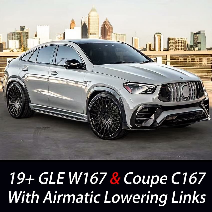 For Mercedes GLE W167 C167 Coupe Adjustable Lowering Links Air