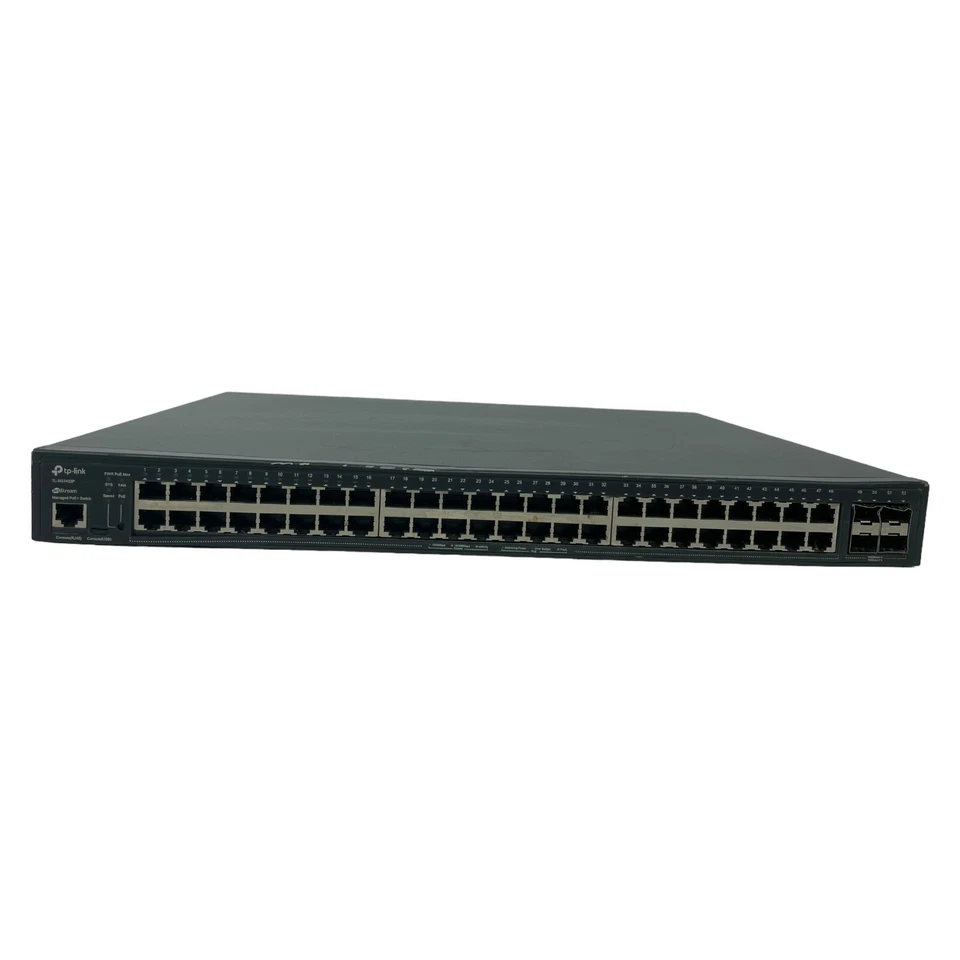 TP-Link JetStream 52-Port Gigbit L2 +Managed Switch with 48-Port PoE+ TLSG3452P - Image 3 of 4