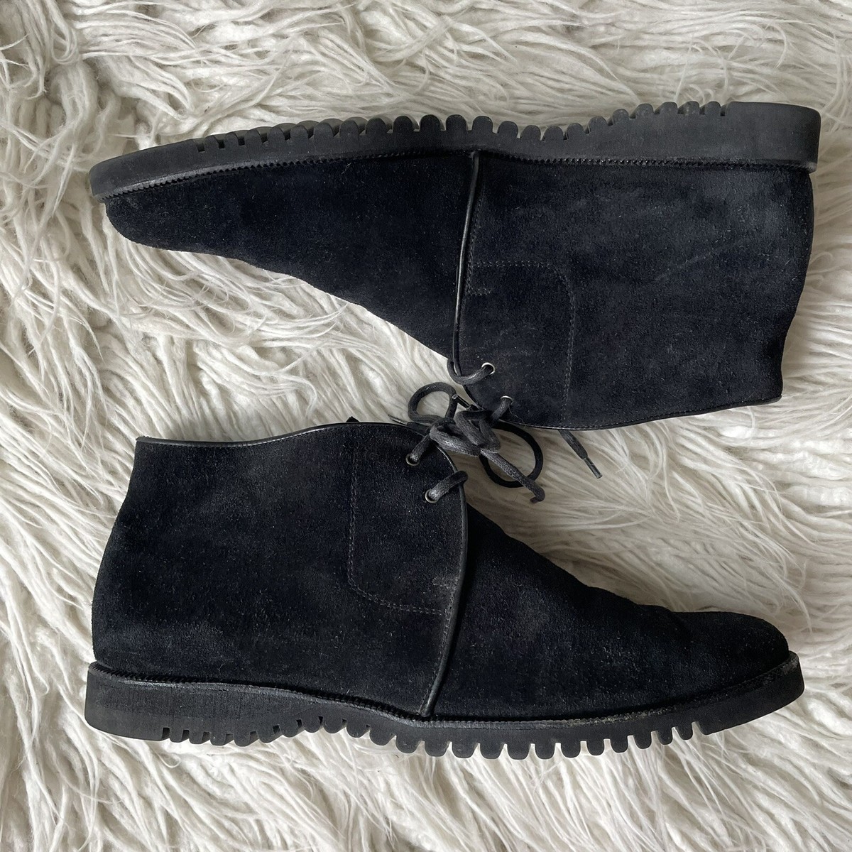 Authenticity guaranteed  USED Salvatore Ferragamo Boots Chakka Boots Suede Salvatore Ferragamo Brown Suede Boots for Women for sale | eBay main image 3