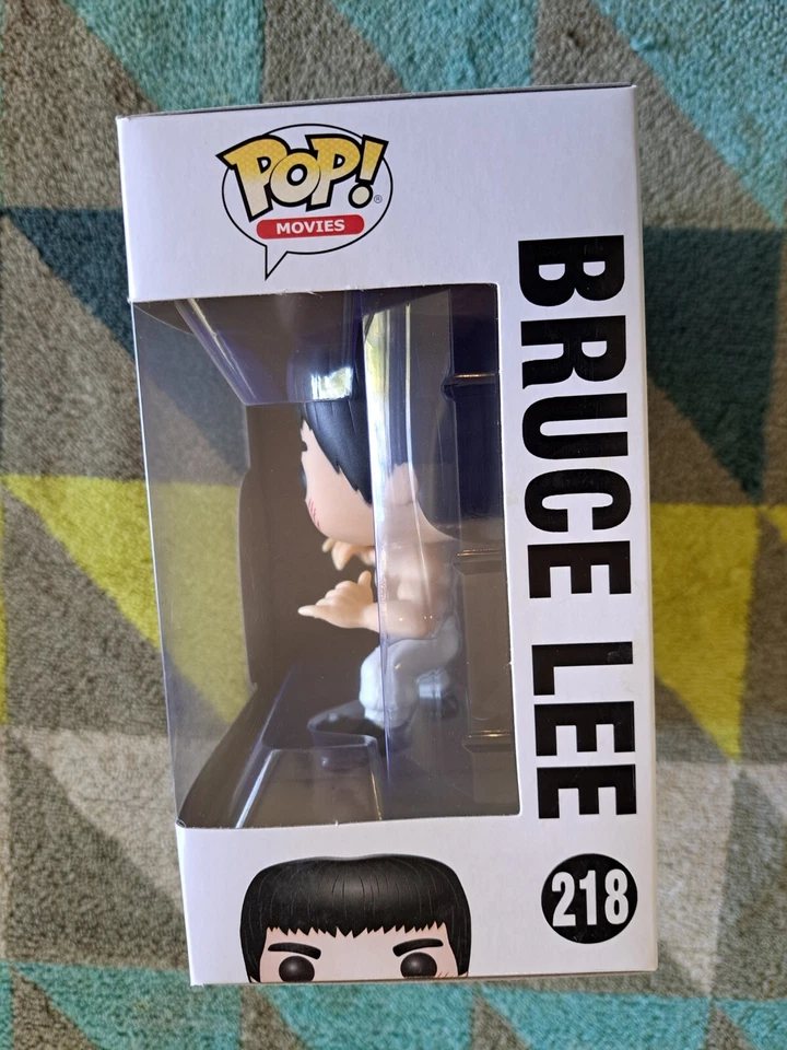 Bruce Lee Pop 218 - Kung Fu Bruce Lee Funko Pop! 2018 - abovedado + protector Foto 4 de 4